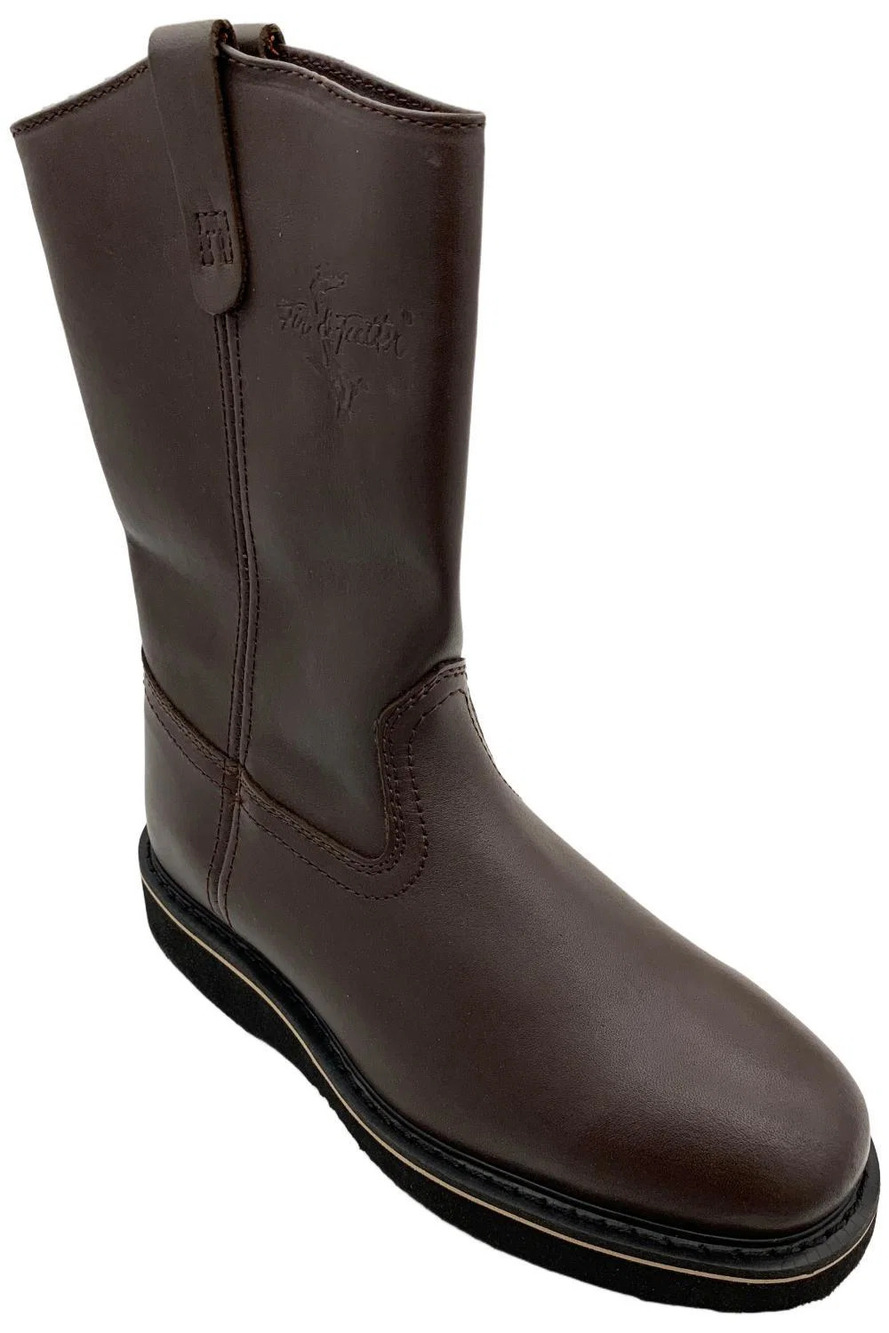 Fin & Feather Men's 11" Wellington Boots Dark Brown - Extra Wide